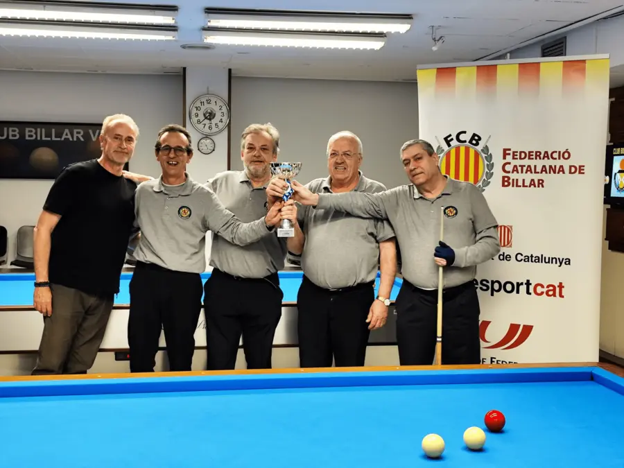 La s.b.gran penya campiona de catalunya de la lliga 4 modalitats 2a divisio