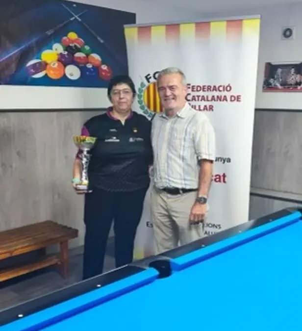 Silvia lópez fibla campiona de catalunya de pool bola 9