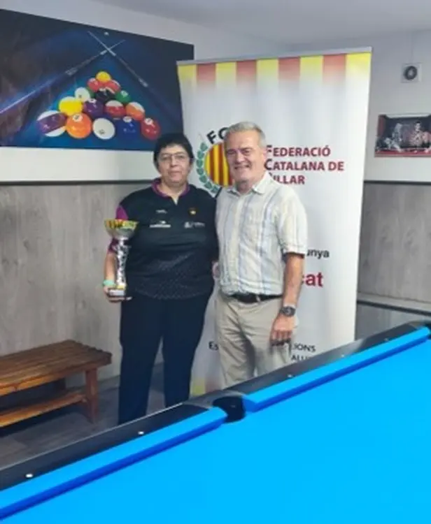 Silvia lópez fibla campiona de catalunya de pool bola 9