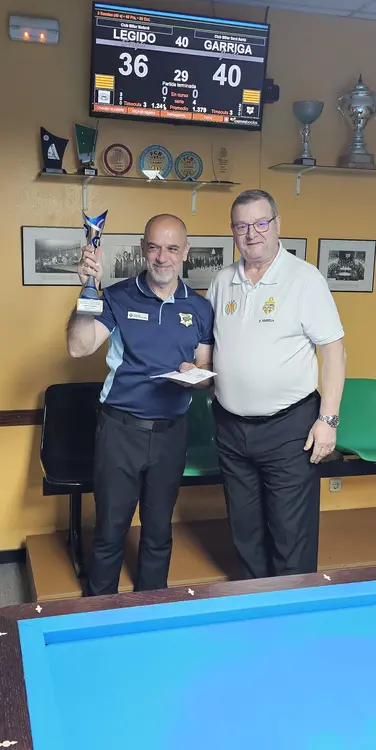 Jordi garriga campió del 30e memorial joaquim domingo de tres bandes