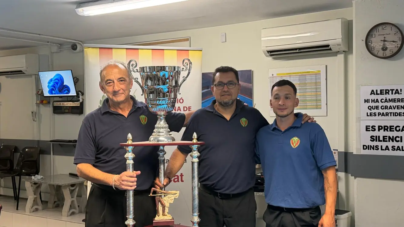 El club billar monforte campio de copa de la temporada 2025-26