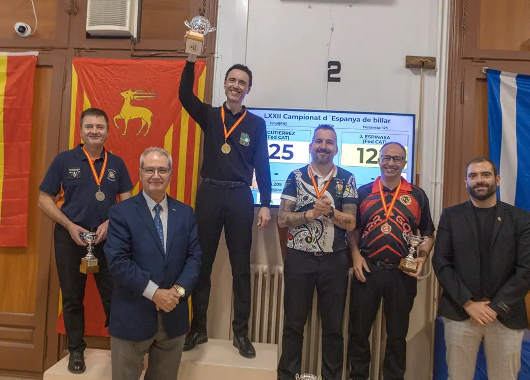 Antonio gutiérrez castro campio d’espanya en la modalitat de banda