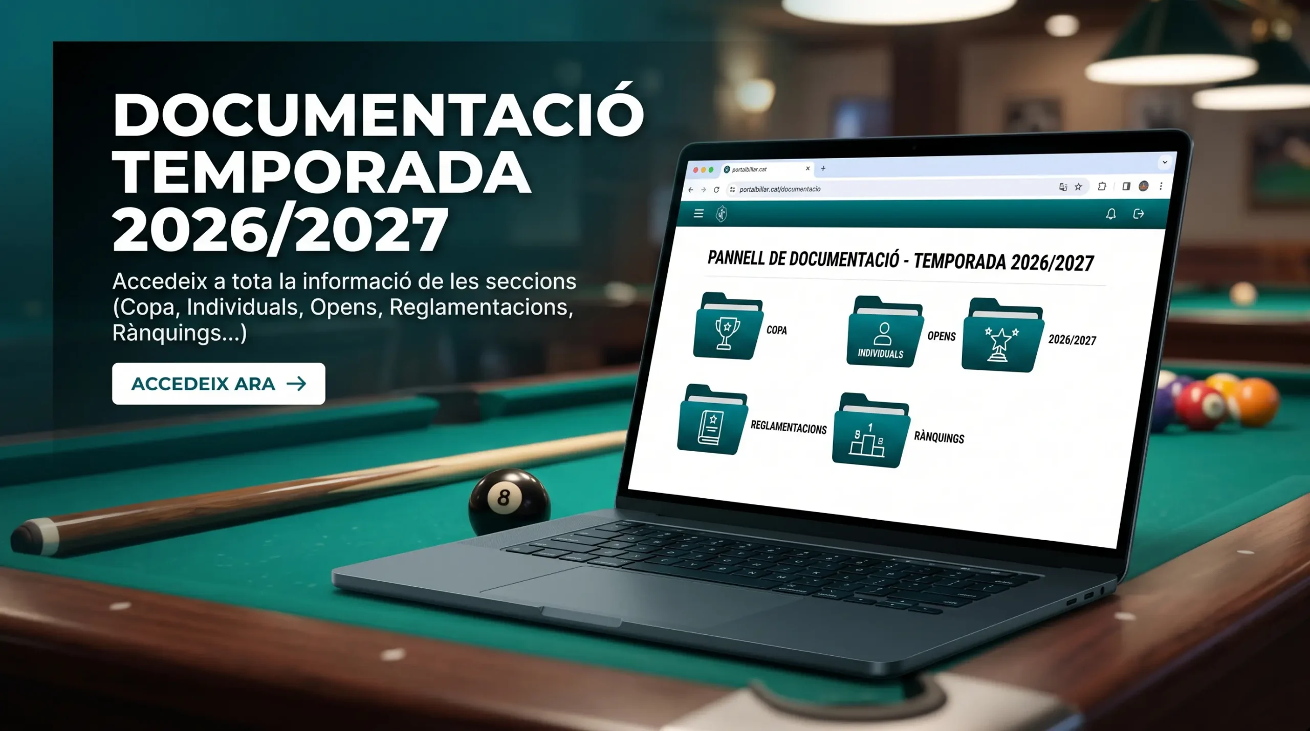 Documentació 26/27 Federació Catalana Billar