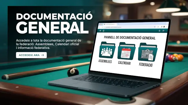 Documentació General Federació Catalana Billar